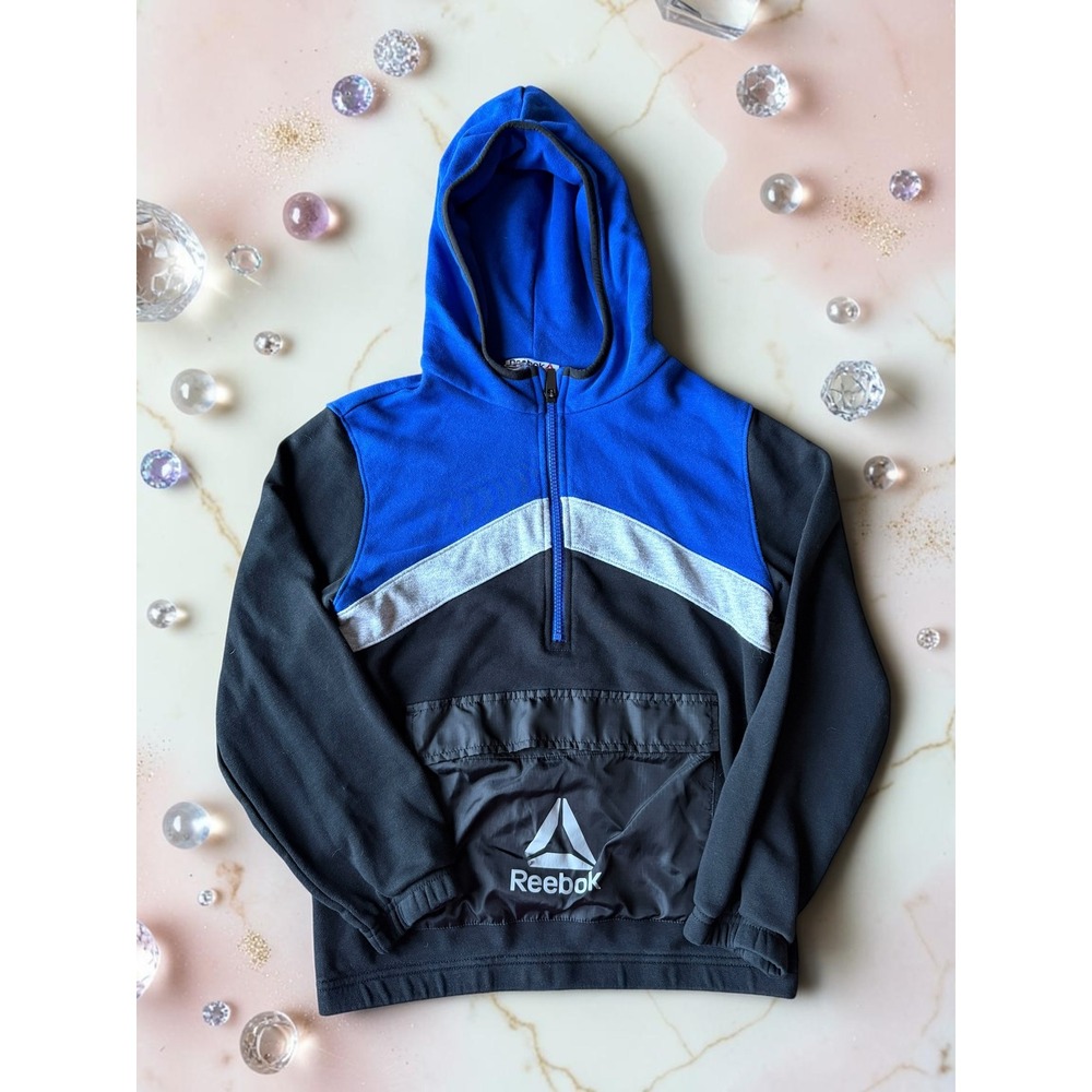 Reebok - Boys Colorblock Quarter Zip Hoodie